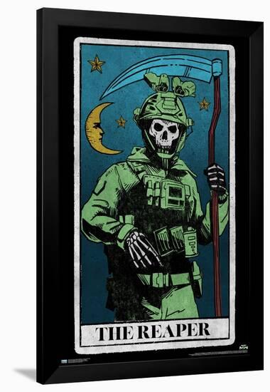 Call of Duty: Modern Warfare 2 - Ghost Tarot Card-Trends International-Framed Poster