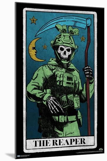 Call of Duty: Modern Warfare 2 - Ghost Tarot Card-Trends International-Mounted Poster