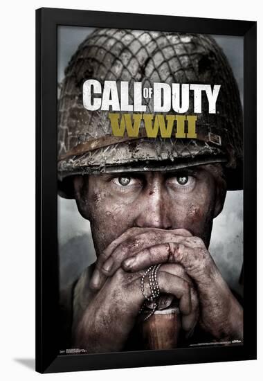 CALL OF DUTY: WWII - KEY ART-null-Framed Poster