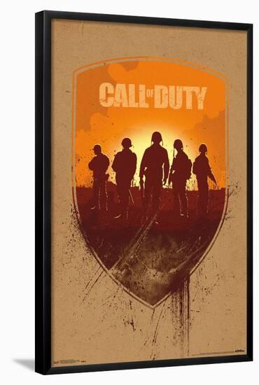 Call of Duty: WWII - Shield-Trends International-Framed Poster