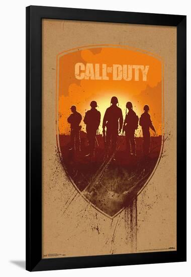 Call of Duty: WWII - Shield-Trends International-Framed Poster