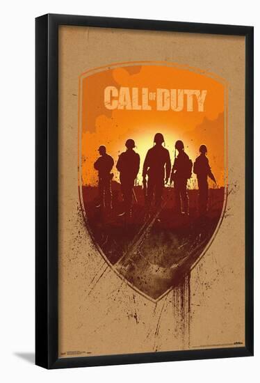 Call of Duty: WWII - Shield-Trends International-Framed Poster