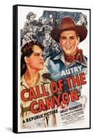 Call of the Canyon, Ruth Terry, Gene Autry, 1942-null-Framed Stretched Canvas