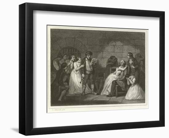 Call of the Convicted-Alfred Johannot-Framed Giclee Print