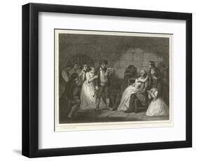 Call of the Convicted-Alfred Johannot-Framed Giclee Print