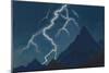 Call of the Heaven. Lightning, 1935-1936-Nicholas Roerich-Mounted Giclee Print
