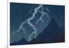 Call of the Heaven. Lightning, 1935-1936-Nicholas Roerich-Framed Giclee Print