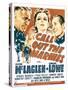 Call Out the Marines, Victor Mclaglen, Binnie Barnes, Edmund Lowe on Window Card, 1942-null-Stretched Canvas