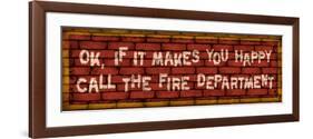 Call the Fire Dept-Kate Ward Thacker-Framed Giclee Print