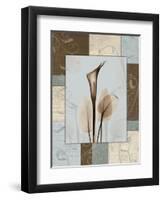 Calla Blue Brown 1-Albert Koetsier-Framed Premium Giclee Print