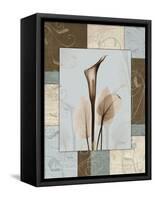 Calla Blue Brown 1-Albert Koetsier-Framed Stretched Canvas