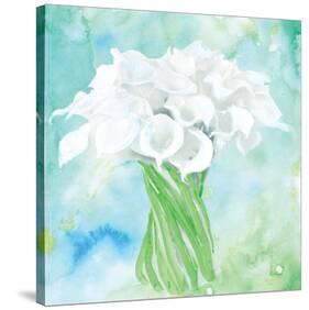 Calla Bouquet-Elle Stewart-Stretched Canvas