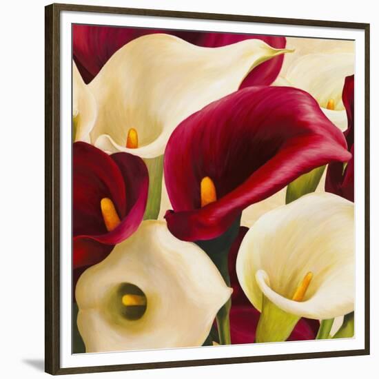 Calla Composition II-Serena Biffi-Framed Art Print