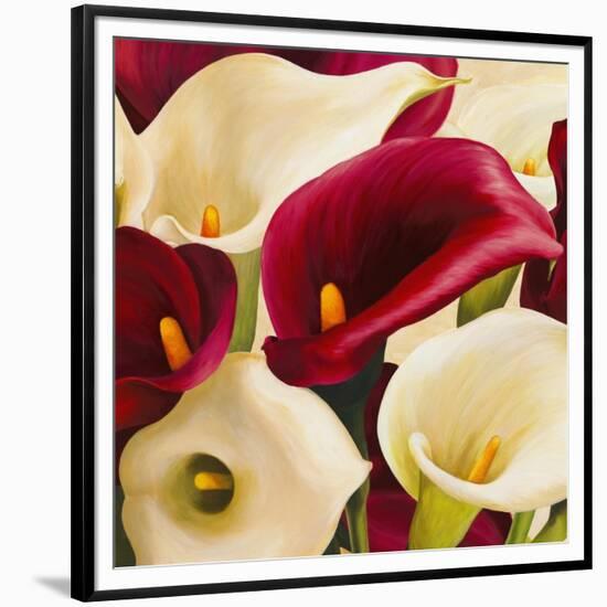 Calla Composition II-Serena Biffi-Framed Art Print