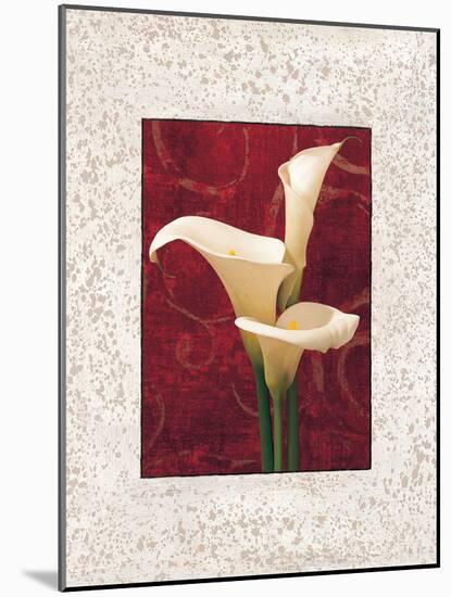 Calla Lilies-John Seba-Mounted Art Print