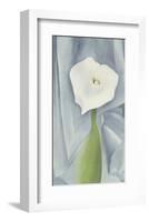 Calla Lily on Grey, 1928-Georgia O'Keeffe-Framed Art Print