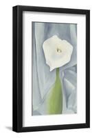 Calla Lily on Grey, c.1928-Georgia O'Keeffe-Framed Art Print