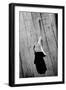 Calla Lily on Wooden Floor-null-Framed Photo