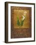 Calla Lily with Arabesque II-Patricia Pinto-Framed Art Print