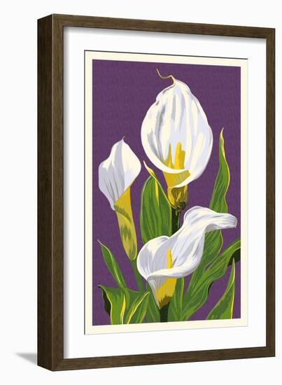 Calla Lily-Lantern Press-Framed Art Print