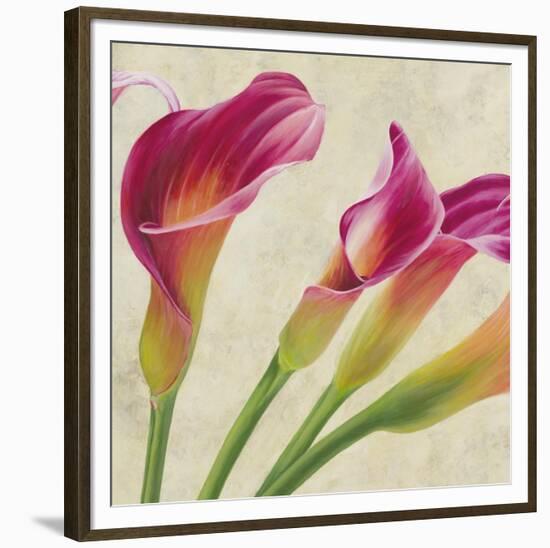 Calla Parade II-Luca Villa-Framed Art Print