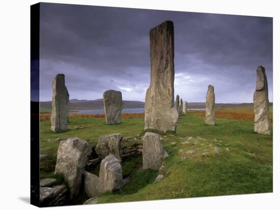 Callanish Standing Stones, Isle of Lewis, Outer Hebrides, Scotland-Patrick Dieudonne-Stretched Canvas