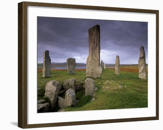 Callanish Standing Stones, Isle of Lewis, Outer Hebrides, Scotland-Patrick Dieudonne-Framed Photographic Print