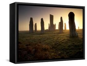 Callanish Standing Stones, Isle of Lewis, Outer Hebrides, Scotland-Patrick Dieudonne-Framed Stretched Canvas