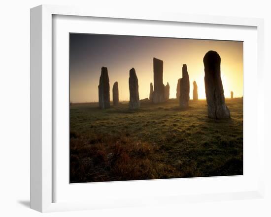 Callanish Standing Stones, Isle of Lewis, Outer Hebrides, Scotland-Patrick Dieudonne-Framed Photographic Print