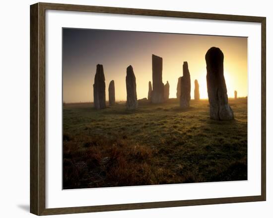 Callanish Standing Stones, Isle of Lewis, Outer Hebrides, Scotland-Patrick Dieudonne-Framed Photographic Print