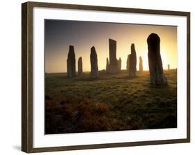 Callanish Standing Stones, Isle of Lewis, Outer Hebrides, Scotland-Patrick Dieudonne-Framed Photographic Print