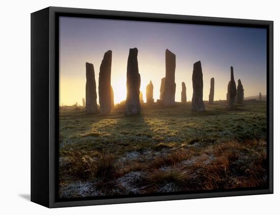 Callanish Standing Stones, Isle of Lewis, Outer Hebrides, Scotland-Patrick Dieudonne-Framed Stretched Canvas