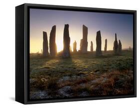 Callanish Standing Stones, Isle of Lewis, Outer Hebrides, Scotland-Patrick Dieudonne-Framed Stretched Canvas