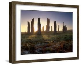 Callanish Standing Stones, Isle of Lewis, Outer Hebrides, Scotland-Patrick Dieudonne-Framed Photographic Print