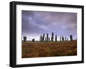 Callanish Standing Stones, Isle of Lewis, Outer Hebrides, Scotland-Patrick Dieudonne-Framed Photographic Print