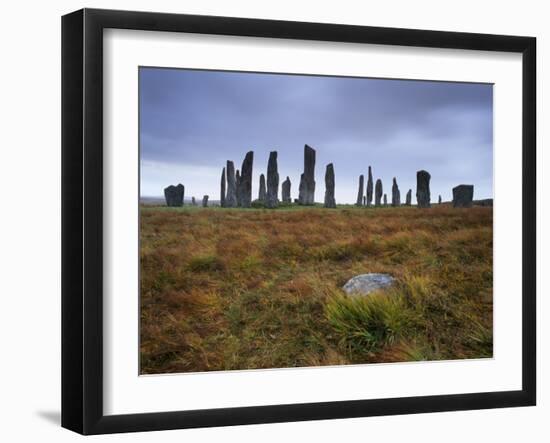 Callanish Standing Stones, Isle of Lewis, Outer Hebrides, Scotland-Patrick Dieudonne-Framed Photographic Print