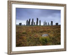 Callanish Standing Stones, Isle of Lewis, Outer Hebrides, Scotland-Patrick Dieudonne-Framed Photographic Print