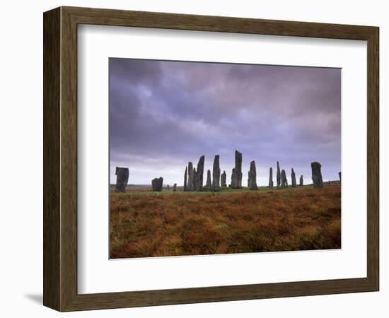 Callanish Standing Stones, Isle of Lewis, Outer Hebrides, Scotland-Patrick Dieudonne-Framed Photographic Print