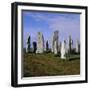 Callanish Standing Stones, Lewis, Outer Hebrides, Scotland, UK, Europe-Michael Jenner-Framed Photographic Print