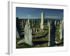 Callanish Standing Stones, Lewis, Outer Hebrides, Scotland, United Kingdom, Europe-Woolfitt Adam-Framed Photographic Print