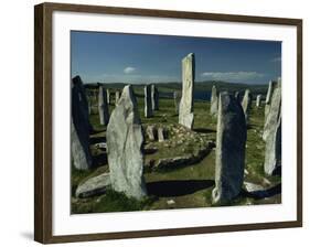 Callanish Standing Stones, Lewis, Outer Hebrides, Scotland, United Kingdom, Europe-Woolfitt Adam-Framed Photographic Print