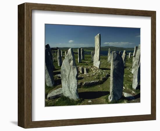 Callanish Standing Stones, Lewis, Outer Hebrides, Scotland, United Kingdom, Europe-Woolfitt Adam-Framed Photographic Print