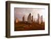 Callanish Standing Stones: Neolithic Stone Circle in Isle of Lewis, Scotland-unknown1861-Framed Photographic Print