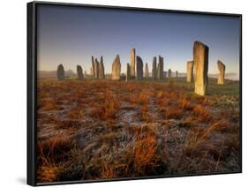 Callanish Stone Circle at Dawn, Isle of Lewis, Outer Hebrides, Scotland, UK-Patrick Dieudonne-Framed Photographic Print