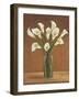 Callas dans un vase-Virginia Huntington-Framed Art Print
