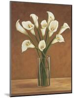 Callas dans un vase-Virginia Huntington-Mounted Art Print