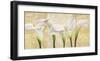 Callas on Gold (neutral variation)-Jenny Thomlinson-Framed Art Print