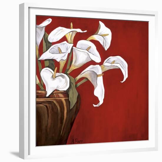 Callas on Red-Ann Parr-Framed Giclee Print