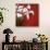 Callas on Red-Ann Parr-Stretched Canvas displayed on a wall