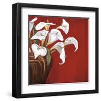 Callas on Red-Ann Parr-Framed Giclee Print